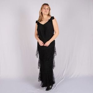 40s Layered Lace Dress